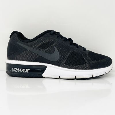 

Nike Womens Air Max Sequent 719916-008 Черные кроссовки для бега Размер 6,5, Черный, Air Max Sequent