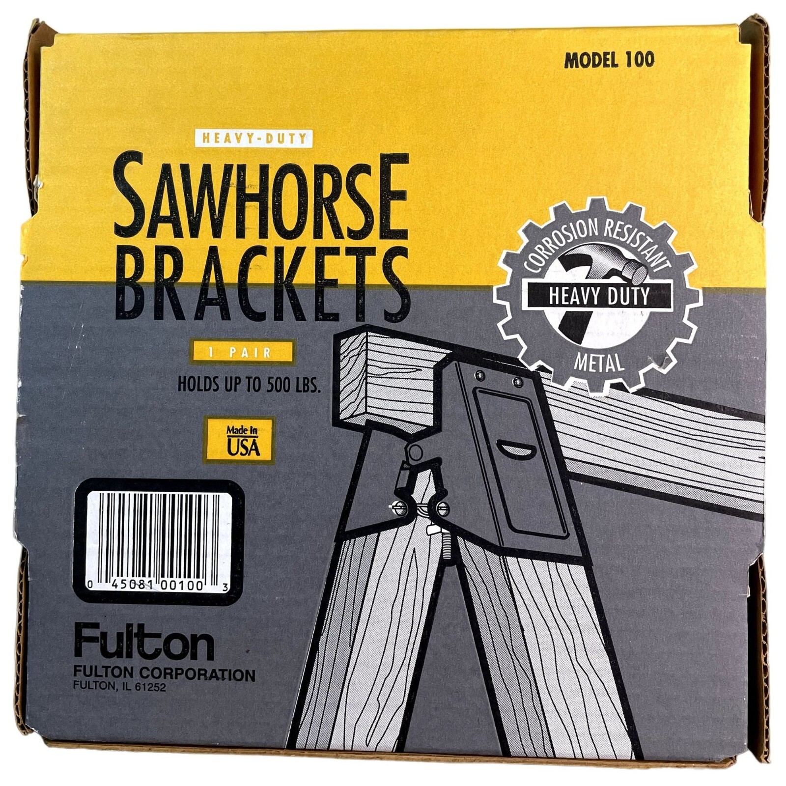Futon Heavy Duty Sawhorse Brackets 1 Pair 500