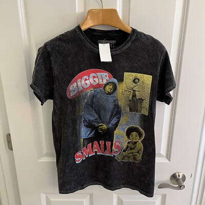 Notorious B.I.G. Biggie Smalls Rap Tee T Shirt Unisex Small S Black Hip Hop New