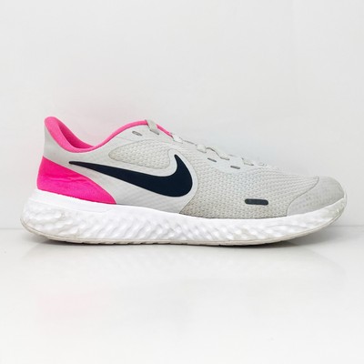 

Nike Girls Revolution 5 BQ5671-010 Серые кроссовки для бега, размер 6 лет, Серый, Revolution 5