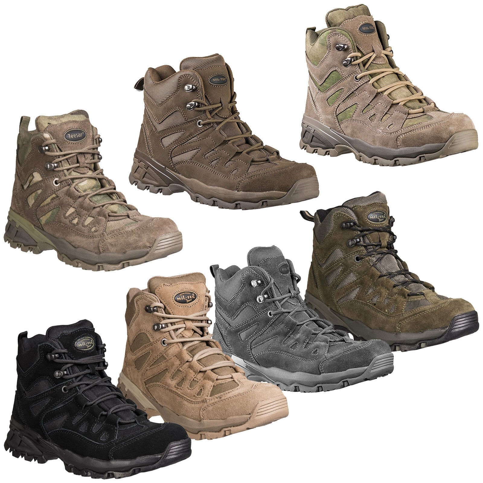 Mil-Tec Outdoor Squad Stiefel versch. Farben, Gr. 38-47