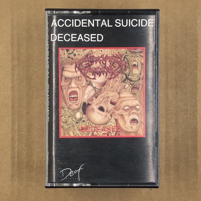 ACCIDENTAL SUICIDE Cassette Tape DECEASED 1992 Death Metal US RELEASE GRIND CORE