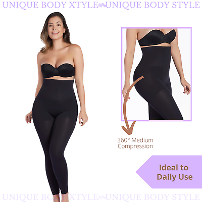 Fajas Colombianas Tummy Control High-Waisted Shapewear Leggings Curveez  1220