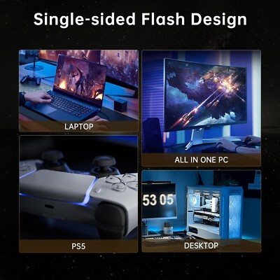 FX991 M.2 SSD 4TB NVMe SSD M2 2280 PCIe Gen 4x4, Read Up to 7300MB/s, Interna...