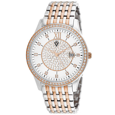 Pre-owned Christian Van Sant Women's Carla White Dial Watch - Cv0482