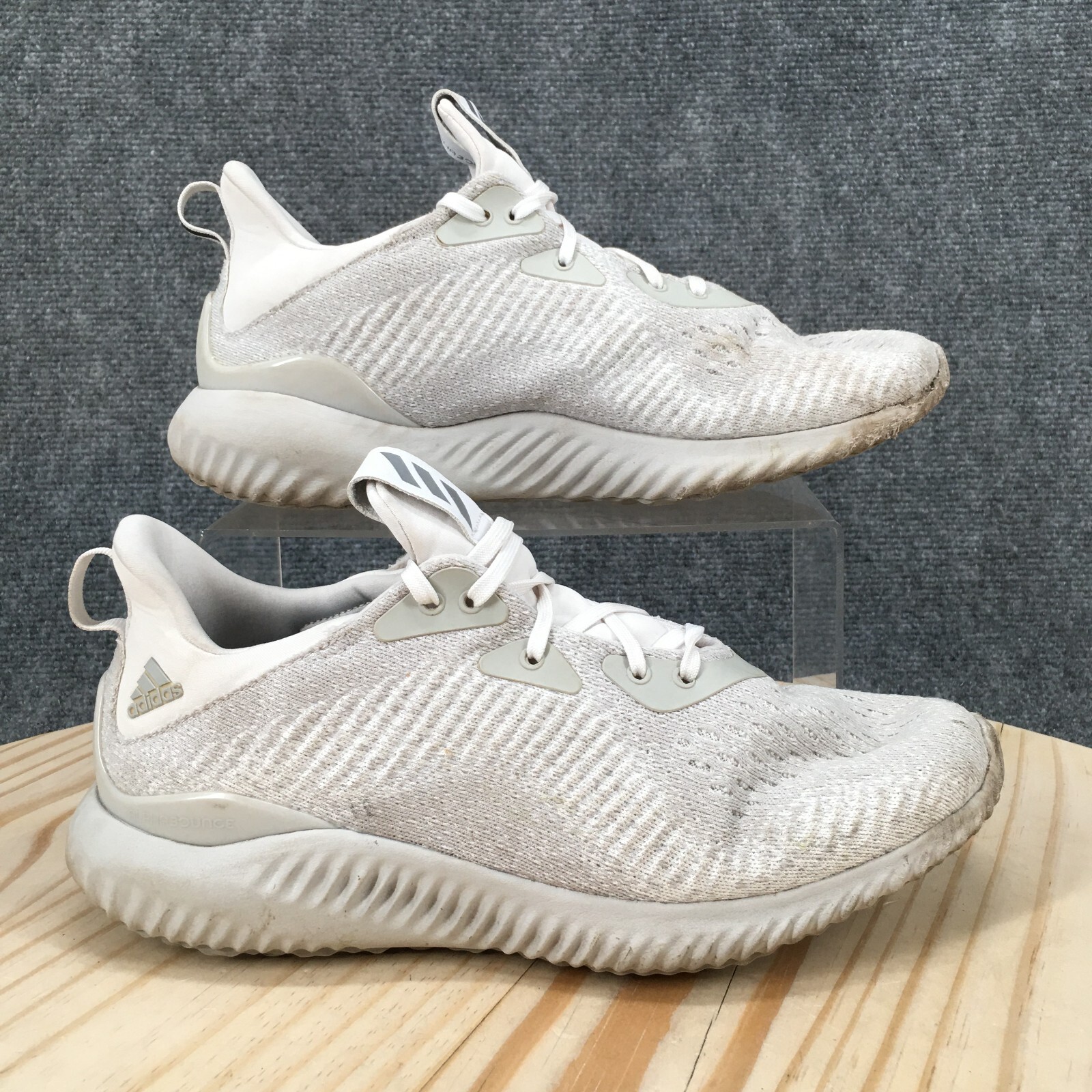 Adidas Shoes Mens 8 Alphabounce Running Shoes DA9568 Gray