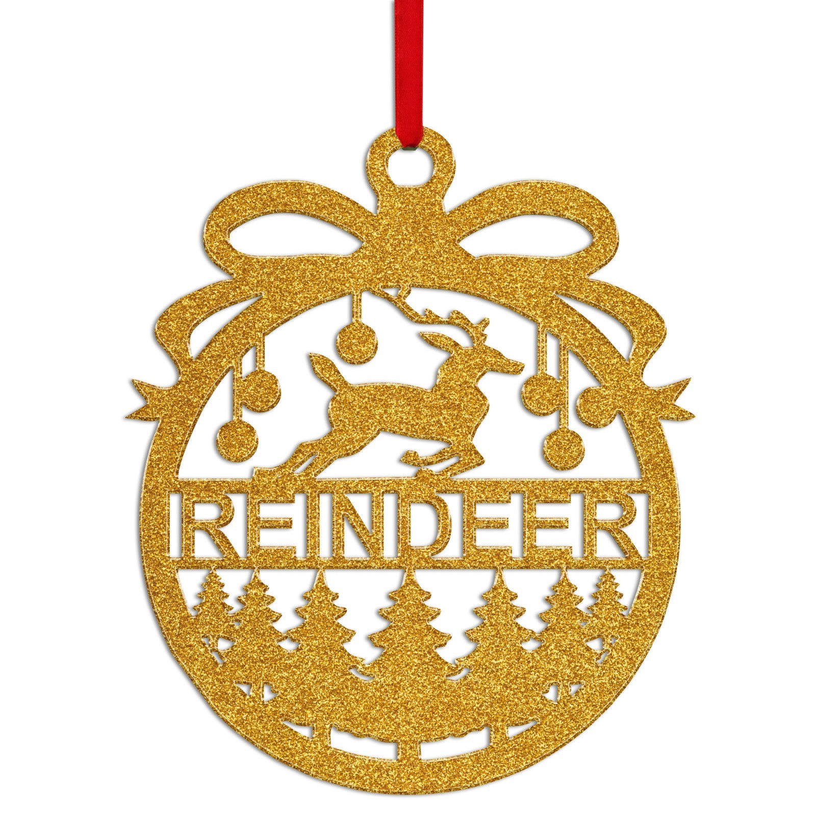 Personalised Christmas Bauble Custom Any Name Xmas Tree Decoration Family Gift