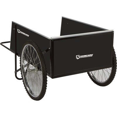 Strongway Yard Cart - 49 1/4in.L x 31in.W, 400-lb., 14 Cu. Ft. Capacity