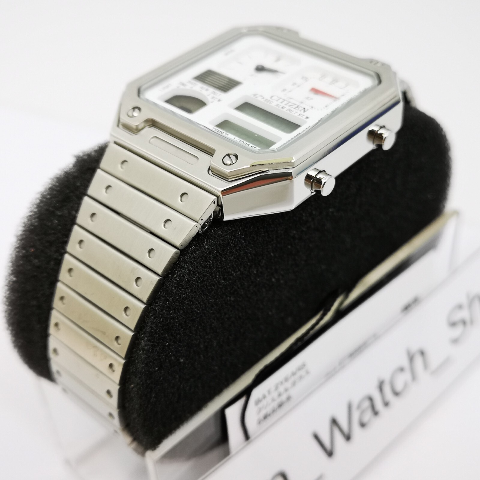 Pre-owned Citizen Collection Record Label Thermo Sensor Jg2120-65a Unisex Watch In Box