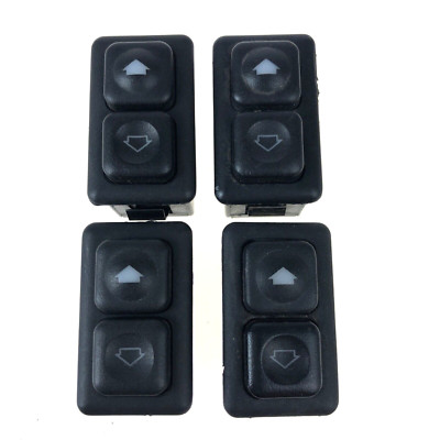 OEM  BMW E23 E24 E28 E30 Power Illuminated Window Control Button Switch Set of 4