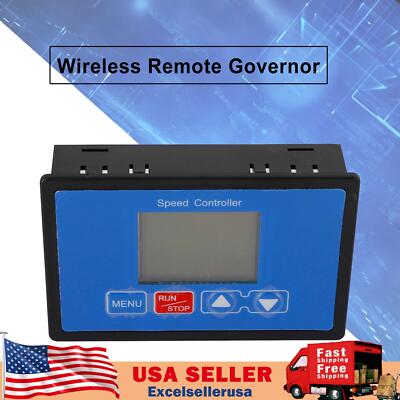 Digital LCD Smart PWM DC Motor Speed Controller Wireless Remote Control 30A UE