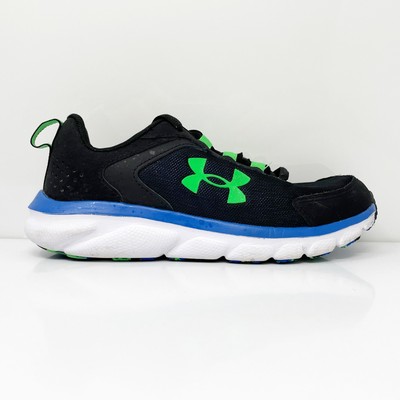 

Under Armour Boys Assert 9 3024633-005 Черные кроссовки для бега Размер 4Y, Черный, Assert 9