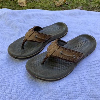 Sperry TopSider Flip Flops mens 8の 