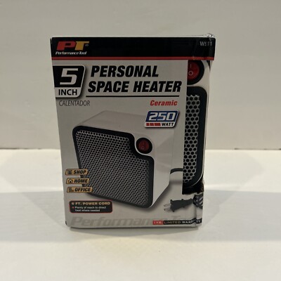Electric Personal Space Heater with Safety Shut Off - 853 BTU, 250W New