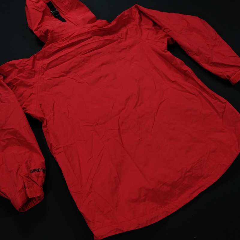 Rare VTG L.L. BEAN Spell Out Gore-Tex Windbreaker Hooded Rain Jacket 90s Lady S