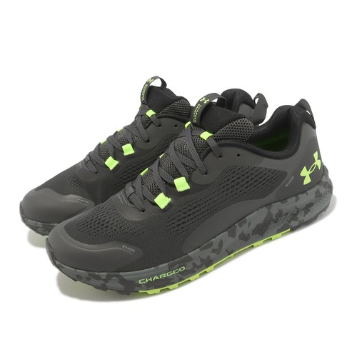 

Мужские кроссовки Under Armour Charged Bandit TR 2 UA Black Green Trail Running 3024186-102, Черный, Charged Bandit Tr 2