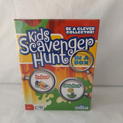 Kid's Scavenger Hunt - Indoor & Outdoor Scavenger Hunt Card Game to Play