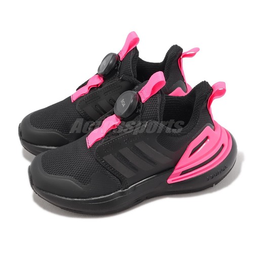 кроссовки adidas RapidaSport Boa K Black Shock Pink для детей дошкольного возраста IF0370