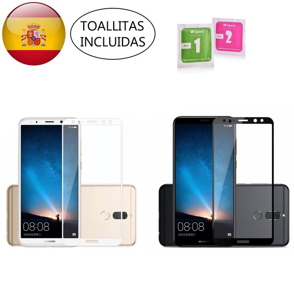 PROTECTOR COMPLETO PANTALLA DE CRISTAL TEMPLADO PARA HUAWEI mate 10 lite