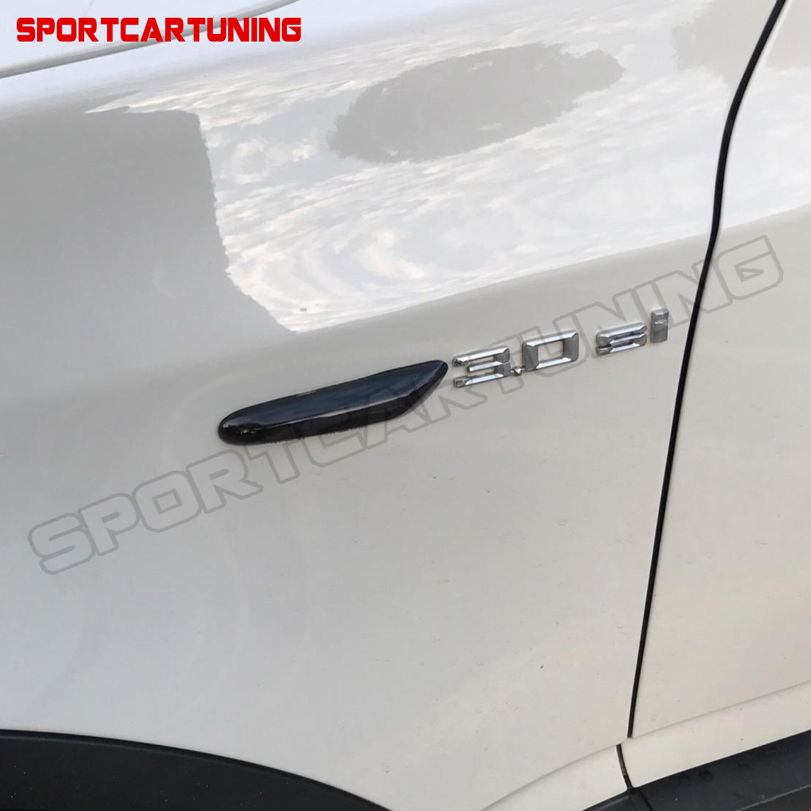 2xDynamic LED Side Marker Signal Light Smoke For BMW E90 E91 E92 E60 E61 E82 E87