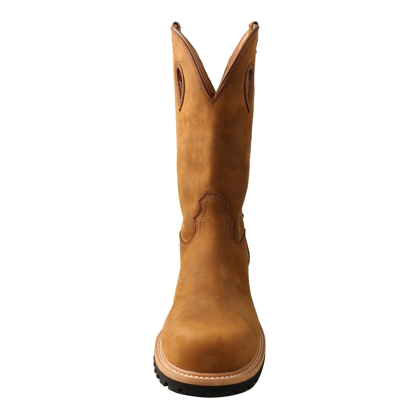 Pre-owned Twisted X Men's Brown Distressed Saddle Logger Boot Mlgcw01