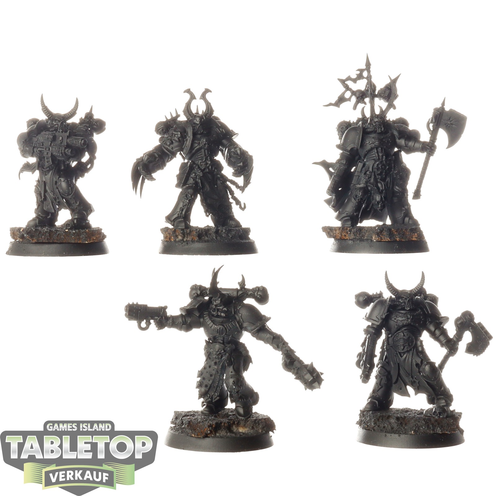 Chaos Space Marines - 5x Chosen - grundiert