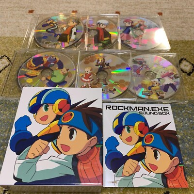 Mega Man Rockman Exe Sound Box Set Video Game Music 6 CD Limited Edition Capcom
