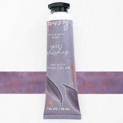 Bath & Body Works SWEET WHISKEY Shea Butter Hand Cream 1 fl oz NEW SHIPS FREE!