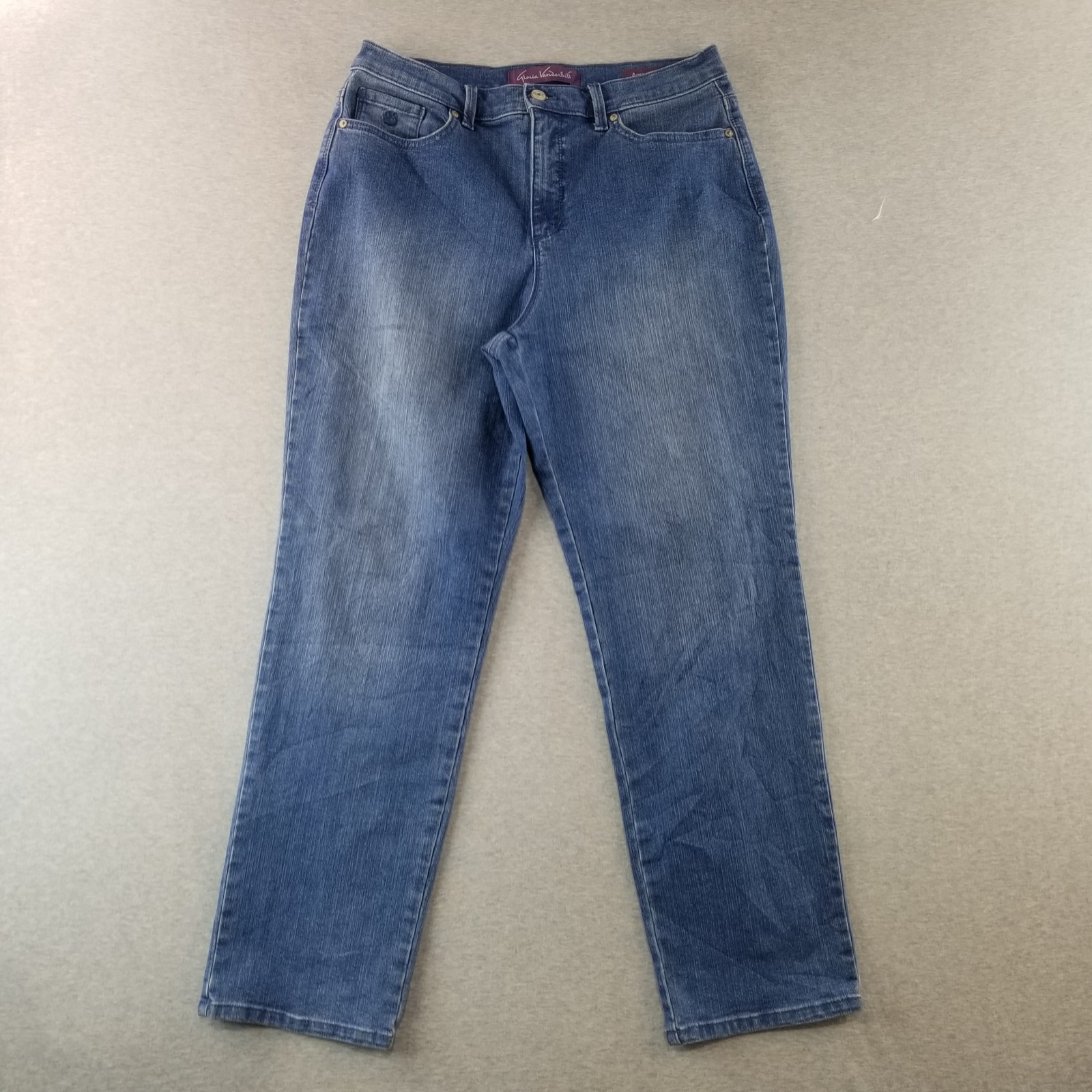 Gloria Vanderbilt Jeans Women's Sz12S Amanda DarkMedWash Normcore Cute Comfy