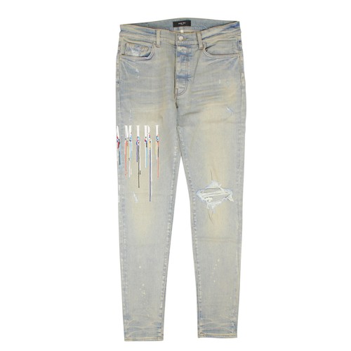 【激レア】AMIRI PAINT DRIP LOGO JEAN 28 アミリ 激レア】AMIRI PAINT DRIP LOGO JEAN 28 アミリ