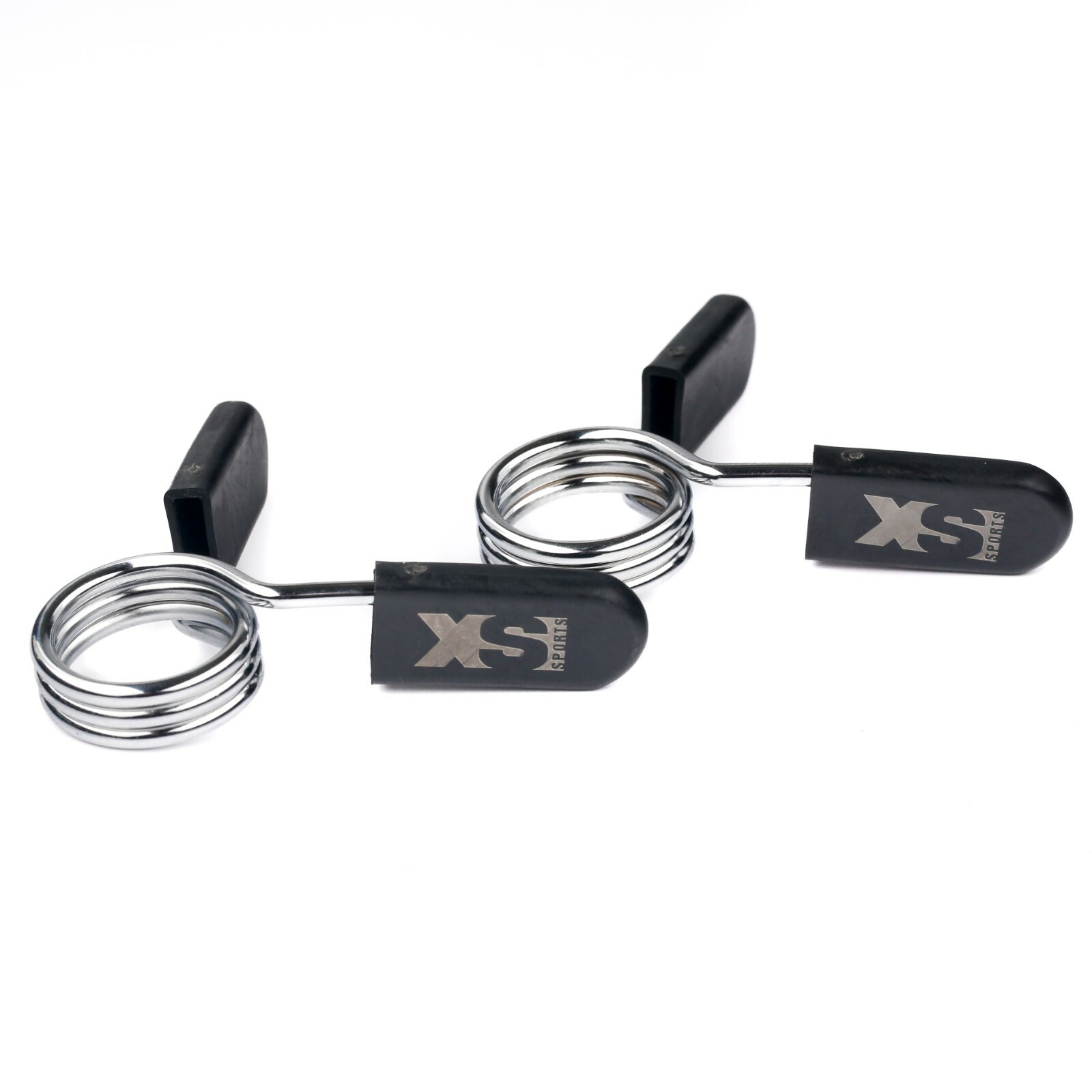 2 x 1" SPRING CLAMP COLLAR CLIPS FOR WEIGHT BAR DUMBBELLS GYM FITNESS