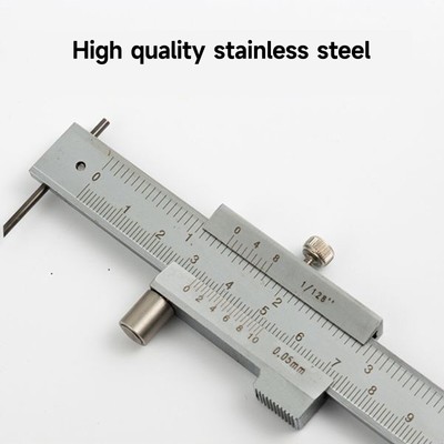 0.05/0.1mm 200mm Marking Vernier Caliper Carbide Needle Scriber Paralle Measure 