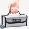 HOOVO Lipo Battery Bag - Fireproof and Explosionproof Storage Protector, Guard for DJI/RC Batteries - 2 Pack, Accommodates 4 Batteries