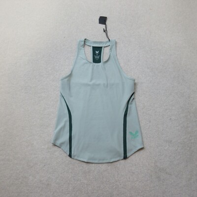 Castore AMC Tank Top Womens UK 10 Green Casual Sportswear Vest Tennis EU 38 NWT