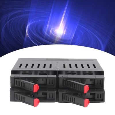 4 Bay HDD Cage Chassis 5.25in Drive Tray 2.5in Mobile Rack Compatible 9 NGF