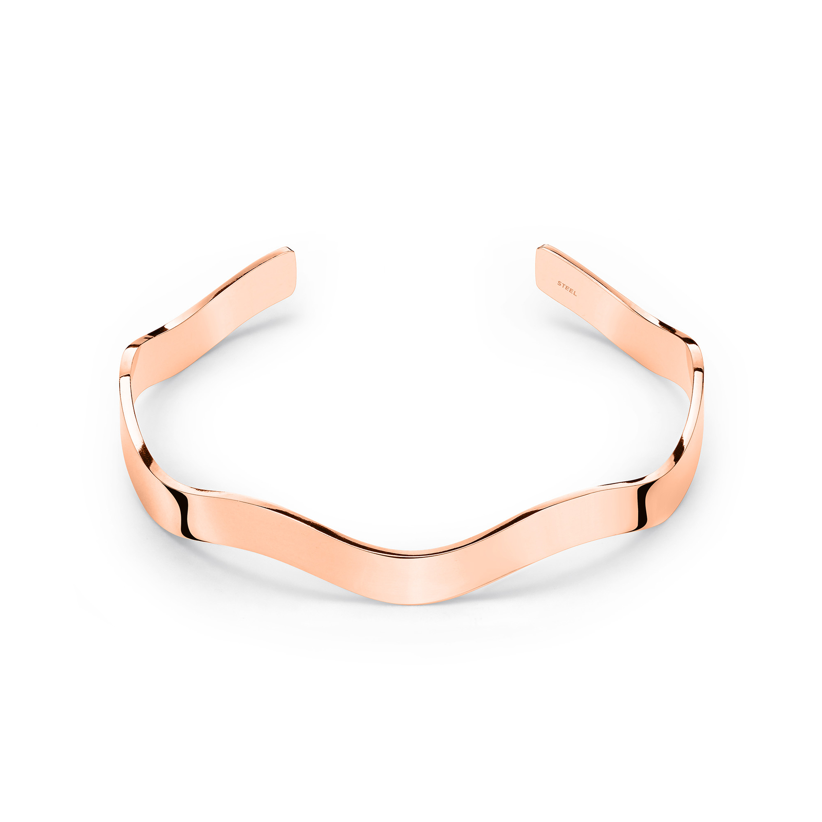 Apple of Eden Armschmuck Armreif Bangle aus Edelstahl 5,8 cm IPRG AJ-0029-B-58