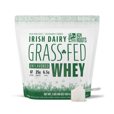 Grass Fed Whey Protein Powder Isolate - Unflavored - Unsweetened - Certified ...