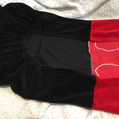 Disney Baby Mickey Mouse Contoured Changing Pad Cover Black Red Large Head Face