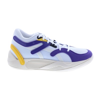 

Puma TRC Blaze Court 37658207 Мужская белая парусиновая спортивная баскетбольная обувь, Белый, Puma TRC Blaze Court