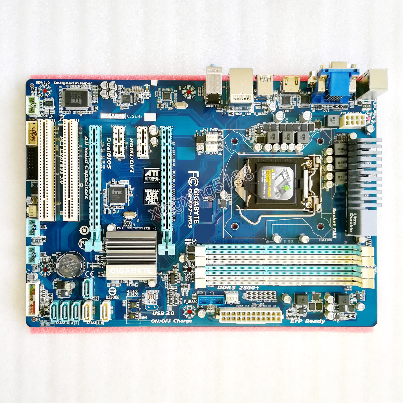 ️ Материнская плата для компьютера Gigabyte GA-Z77-HD3 For Intel Socket ...