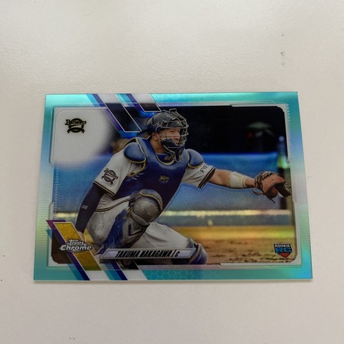 Takuma Nakagawa 2021 Topps Chrome Nippon League aqua RC # 16
