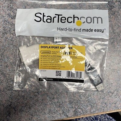 20- NEW Genuine STARTECH.COM DisplayPort to DVI Video Adapter Converter DP2DVI2