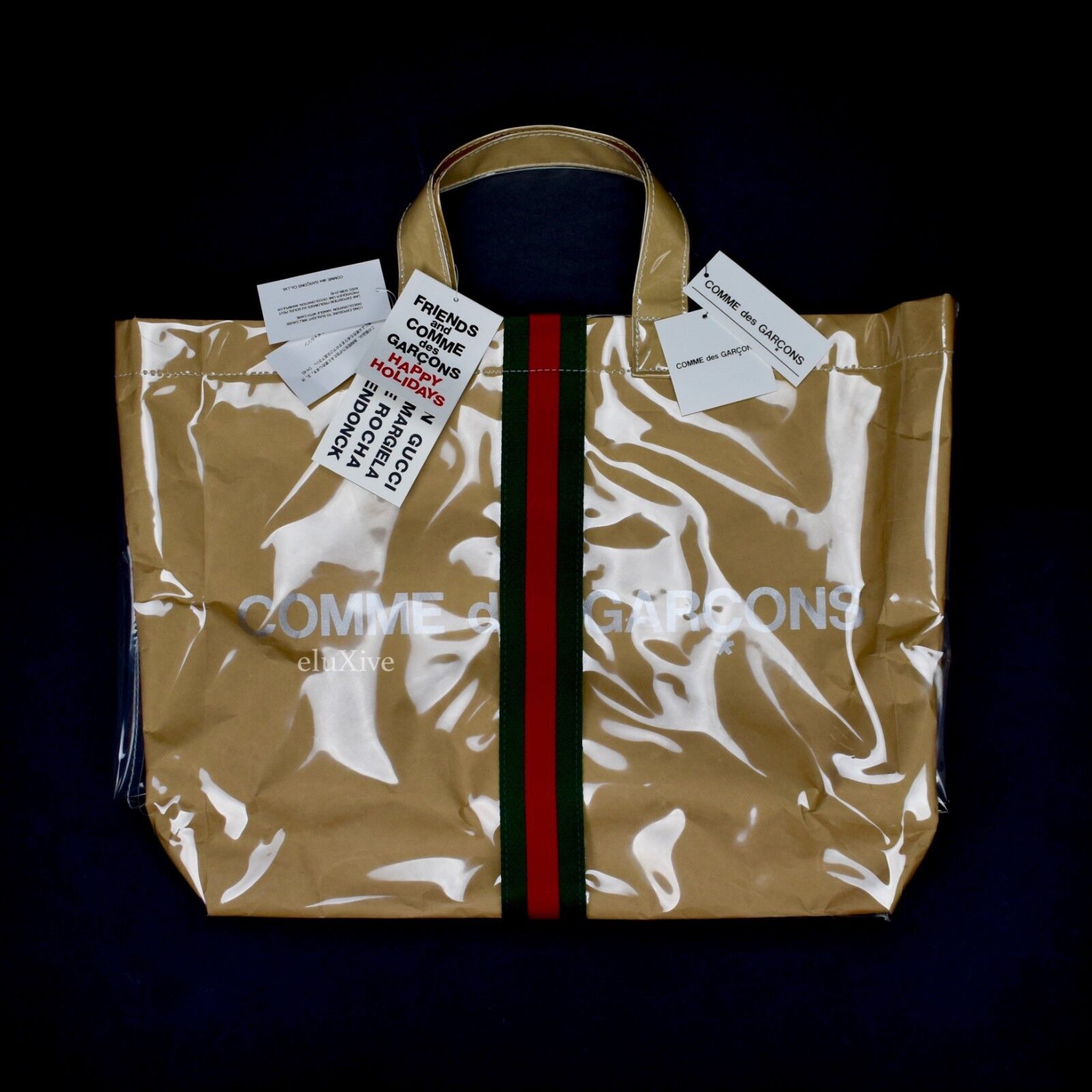 NWT Comme des Garcons x GUCCI Friends & CDG Paper Plastic NWT Comme des Garcons x GUCCI Friends & CDG Paper Plastic
