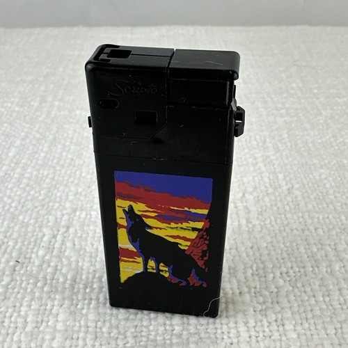 Set Of 2 Scripto Marlboro Cigarettes - Vintage Coyote Desert Disposable Lighters