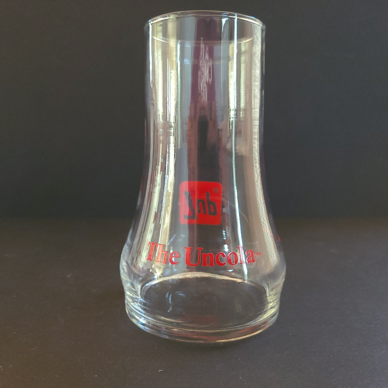 Vintage 7-Up The Uncola Glass Upside Down Retro Cup Tumbler Soda Pop