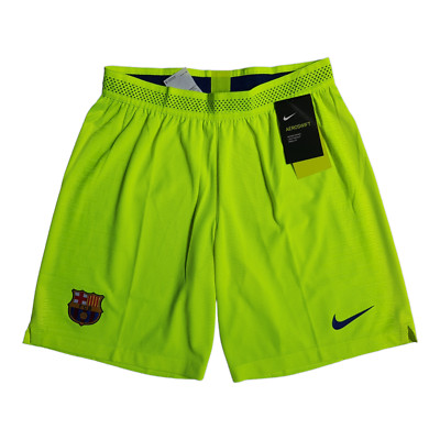 Men's Nike Aeroswift FC Barcelona Player Match Issue Shorts Volt size MEDIUM