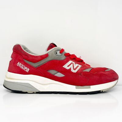 

New Balance Mens 1600 CM1600FR Красная повседневная обувь Кроссовки Размер 9 D, Красный, 1600