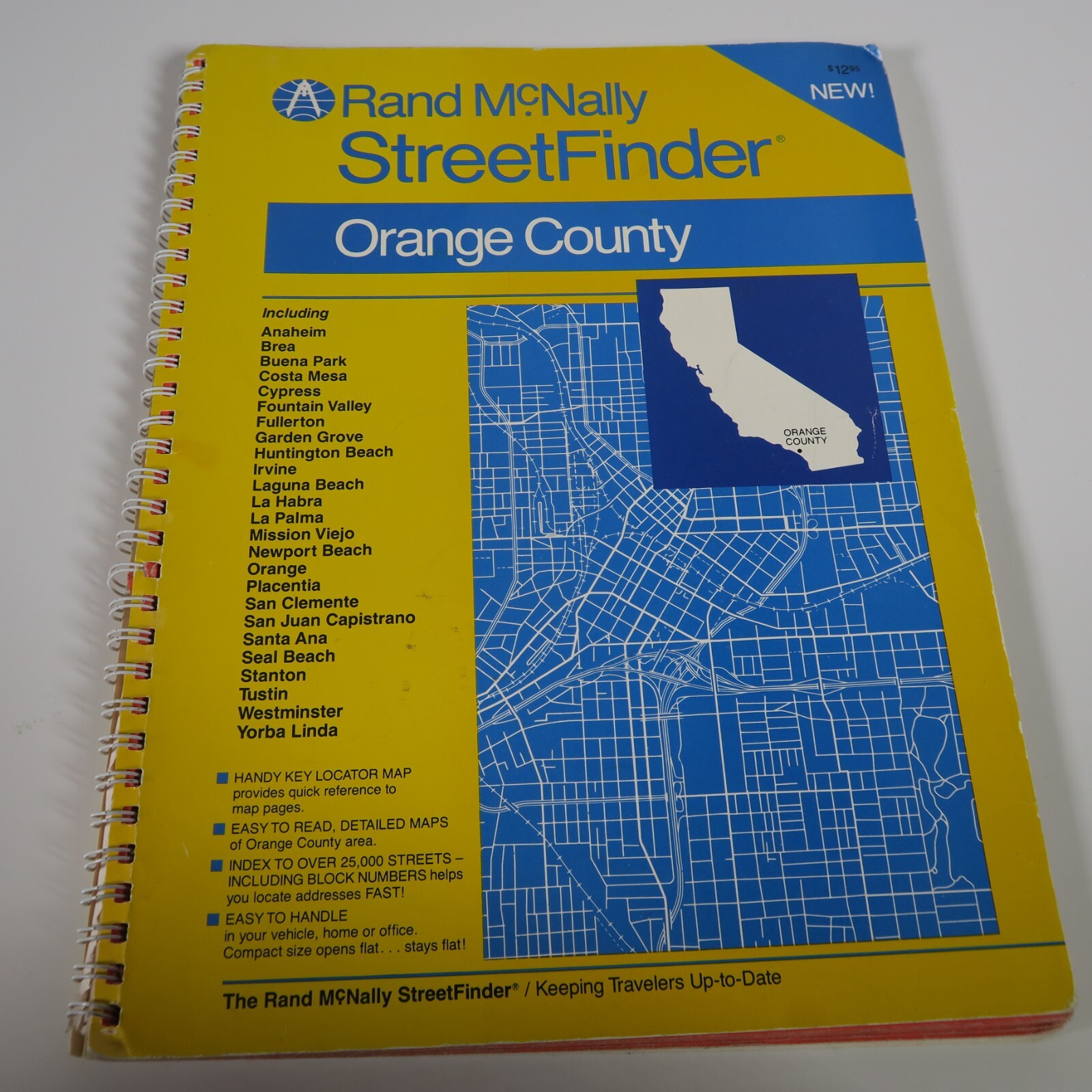 Street Finder Orange County - Rand Mcnally Handy Key Locator Map