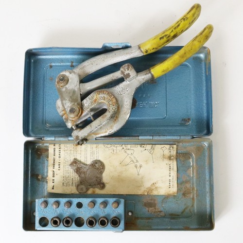 Vtg Roper Whitney Hand Metal Punch Tool No. 5 Jr USA