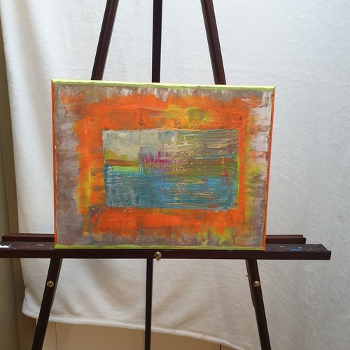 Epic Modern Colorful Original Abstract (See Video) Acrylic Painting Canvas 11x14